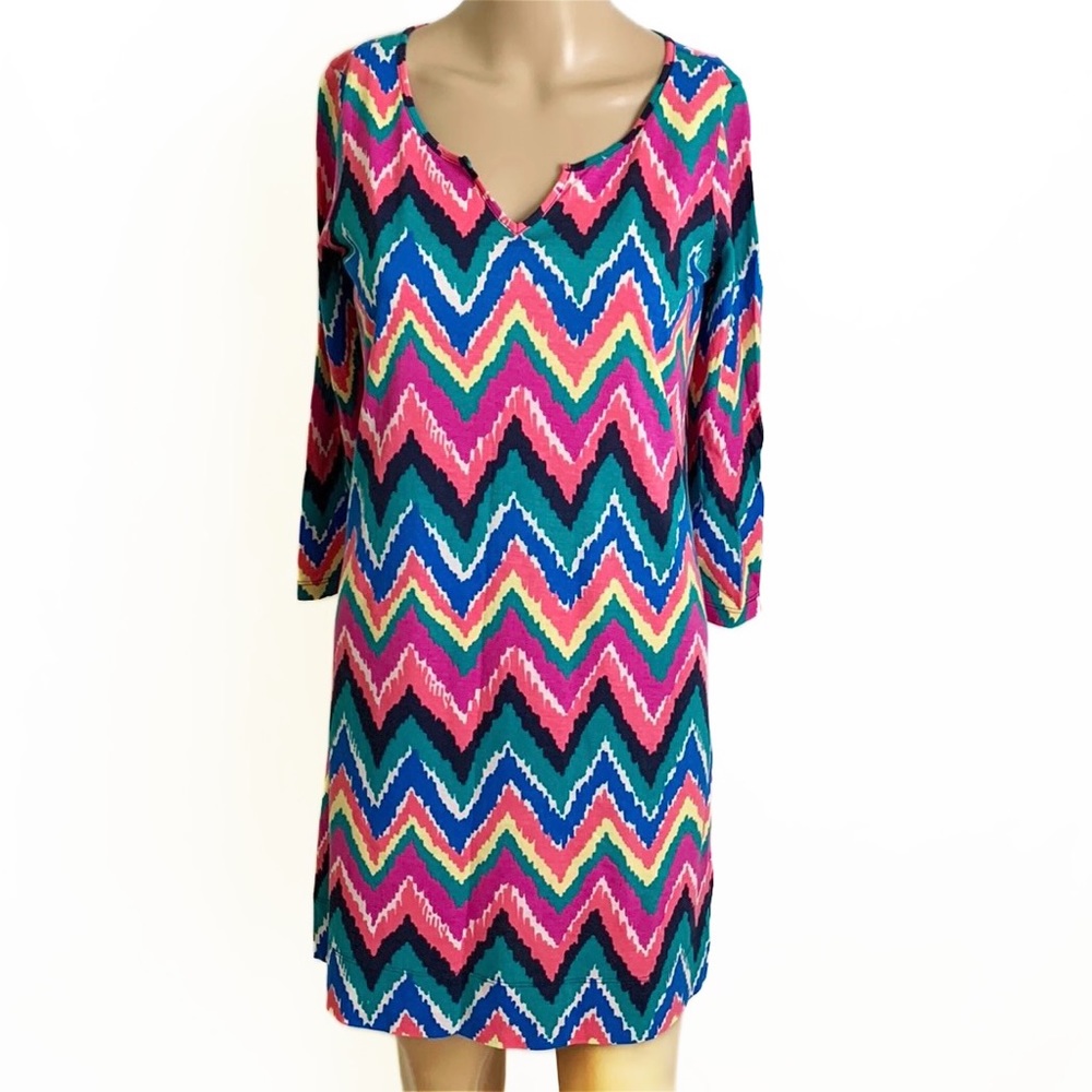 Lilly Pulitzer Gretchen Pima Cotton Shift Dress - Picture 14 of 14